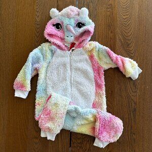 Peter Alexander Unicorn Costume Rainbow Onesie Girl’s Size 2T